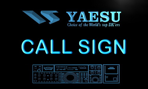 Yaesu Custom Call Sign LED Light Sign